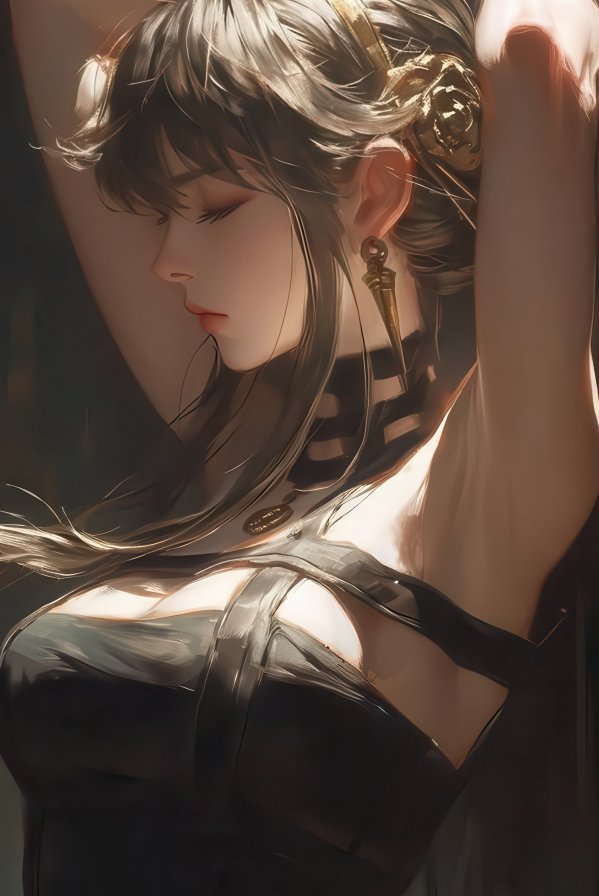 《间谍×过家家》约尔·福杰 4K唯美手机壁纸 | 冷艳杀手温柔一面