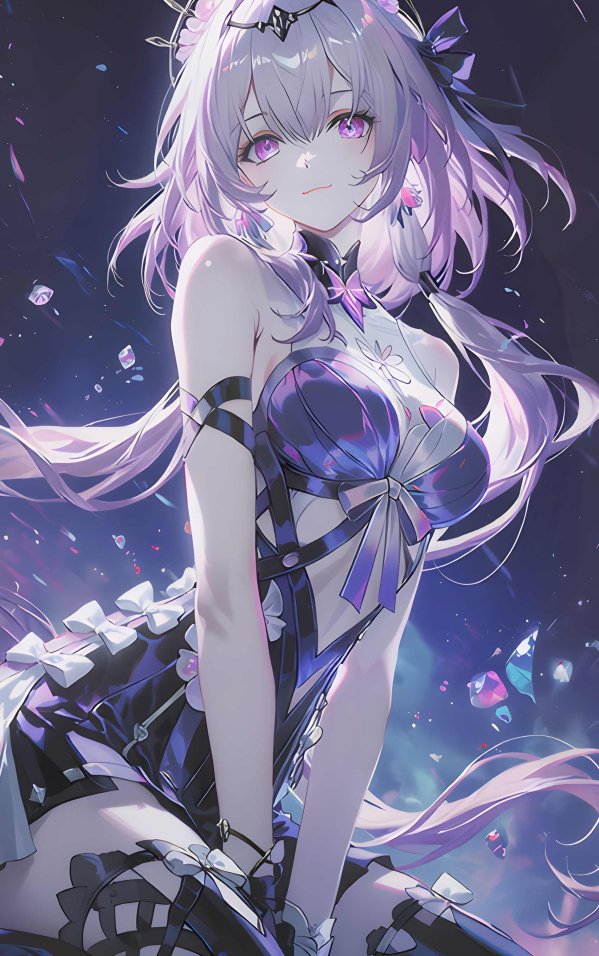 遐蝶星穹之舞4K手机壁纸｜蝶翼与星海交织的梦幻少女