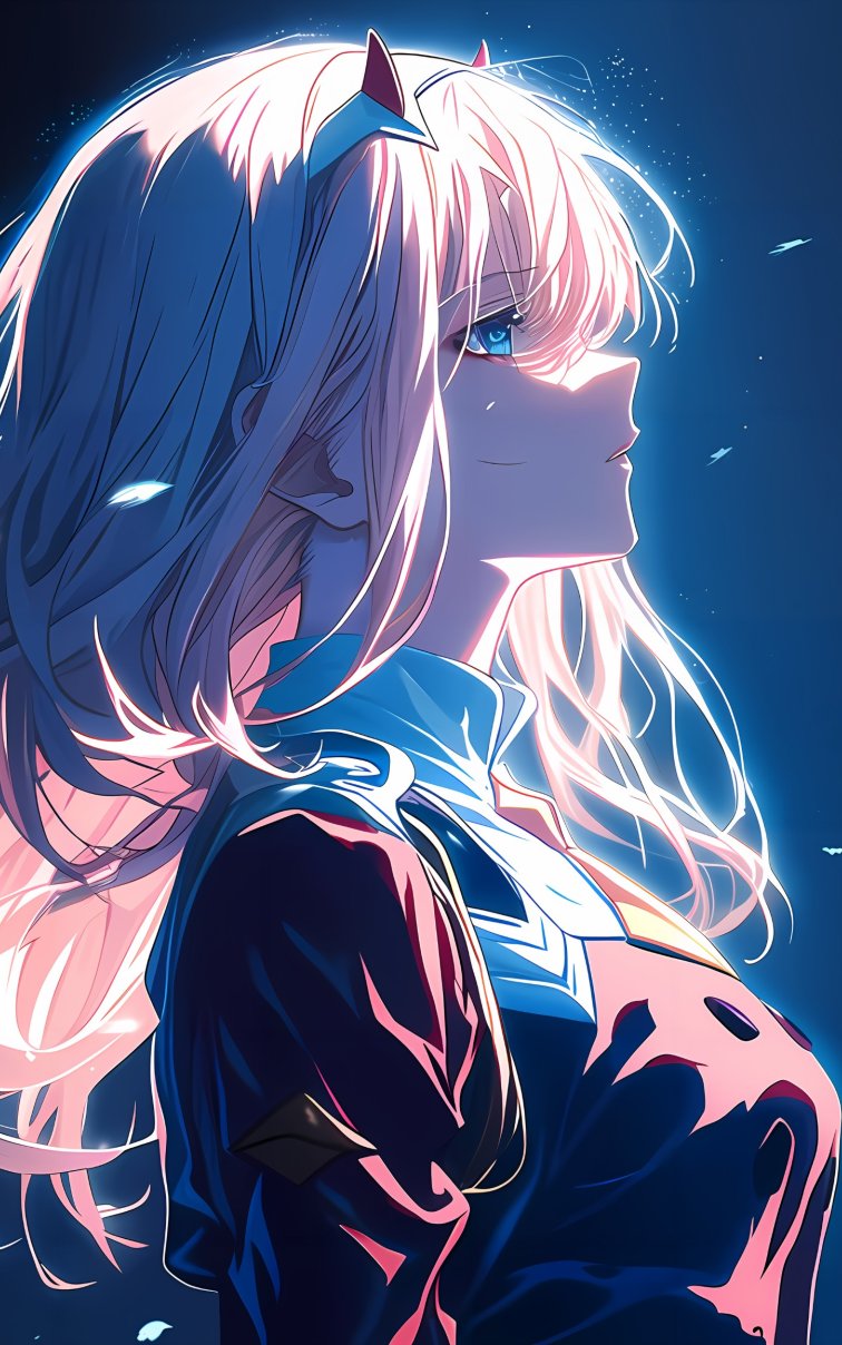 零二（02）高清壁纸 · DARLING in the FRANXX 女主角4K电脑桌面图