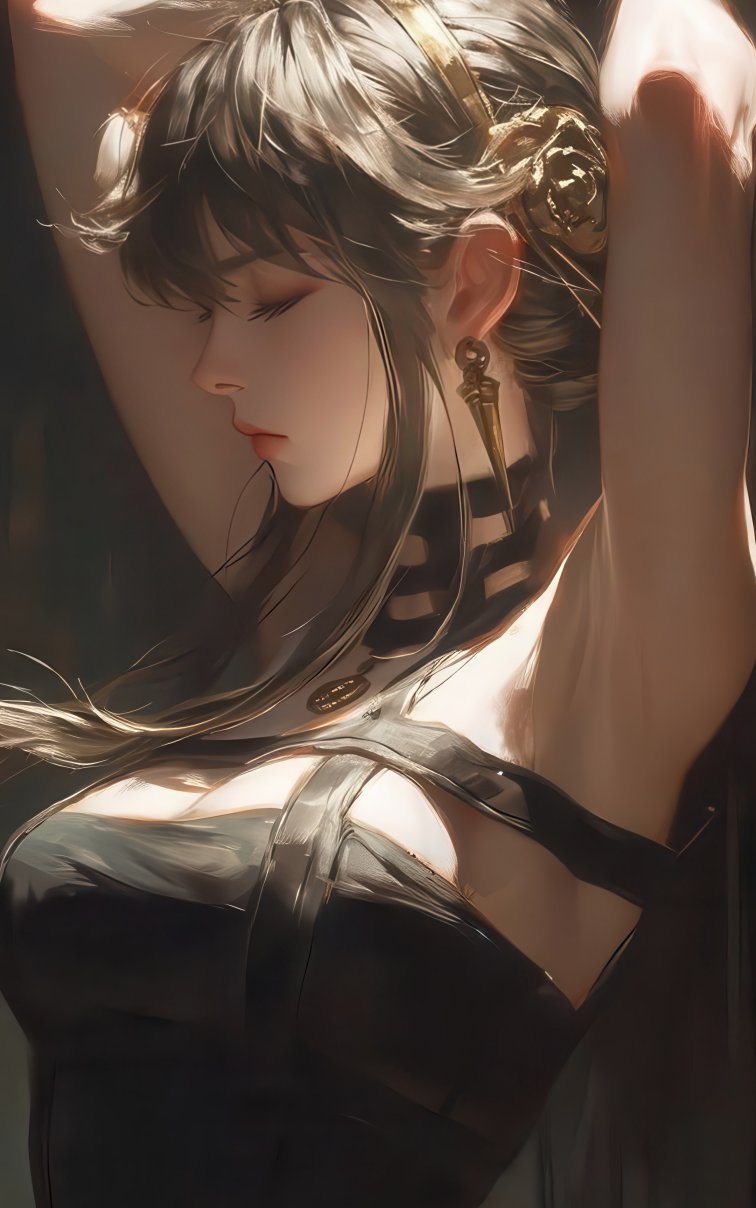 《间谍×过家家》约尔·福杰 4K唯美手机壁纸 | 冷艳杀手温柔一面