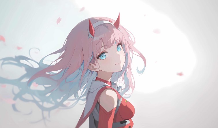 DARLING in the FRANXX 零二 4K 侧颜动漫壁纸