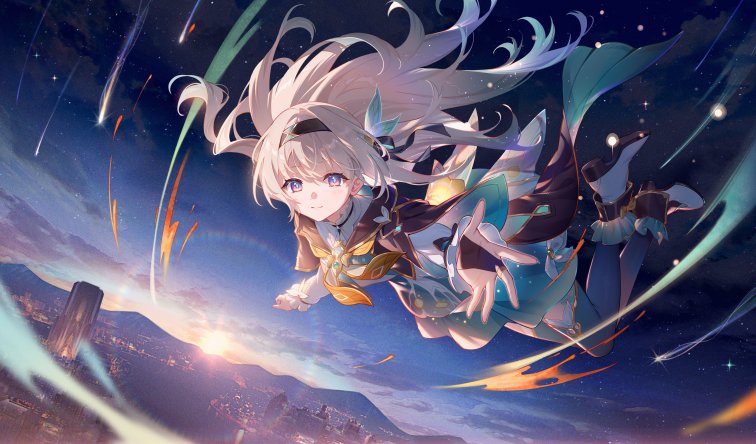 《崩坏：星穹铁道》流萤飞舞4K唯美动漫电脑壁纸