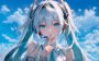 初音未来 4K 电脑壁纸｜晴空耳机元气感 虚拟歌姬青春美学